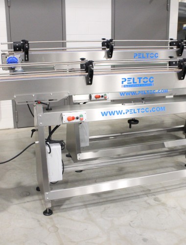 Bottle chain conveyors