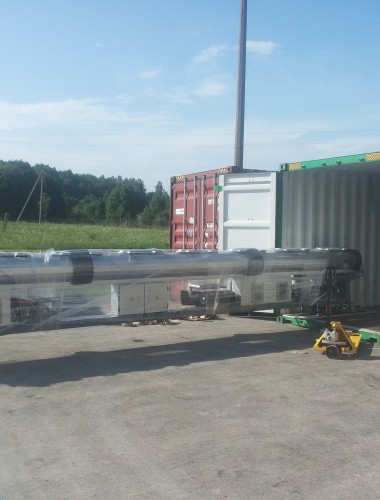 Installation of pipe production lines, along with the delivery and construction of all other necessary components.