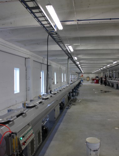 Installation of pipe production lines, along with the delivery and construction of all other necessary components.