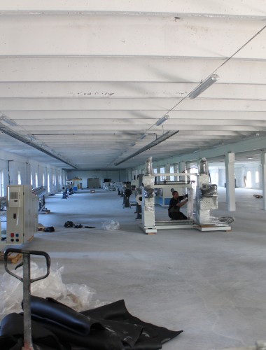 Installation of pipe production lines, along with the delivery and construction of all other necessary components.