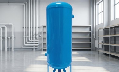 High-pressure air receiver 270L 21 Bar painted