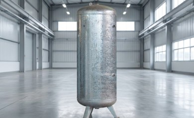 High-pressure air receiver 475L 21 Bar galvanized